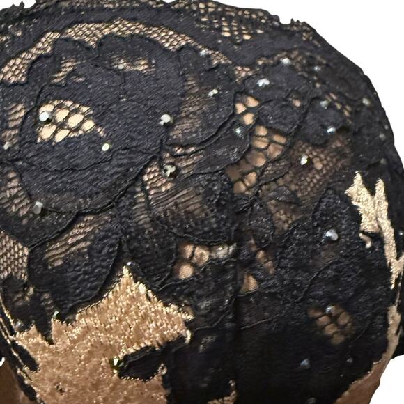 Victorias secret black & nude corset top lace tie up the front bra size 36D - Picture 4 of 9